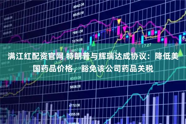 满江红配资官网 特朗普与辉瑞达成协议：降低美国药品价格，豁免该公司药品关税